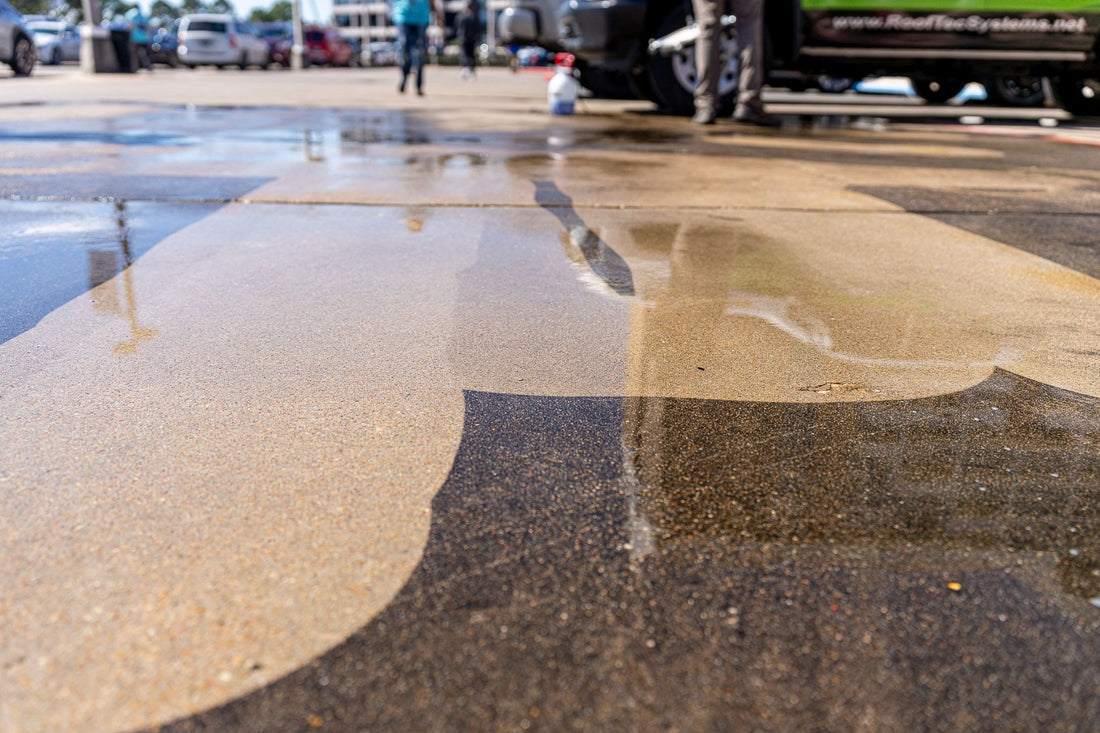 What is the best to clean dirty concrete?