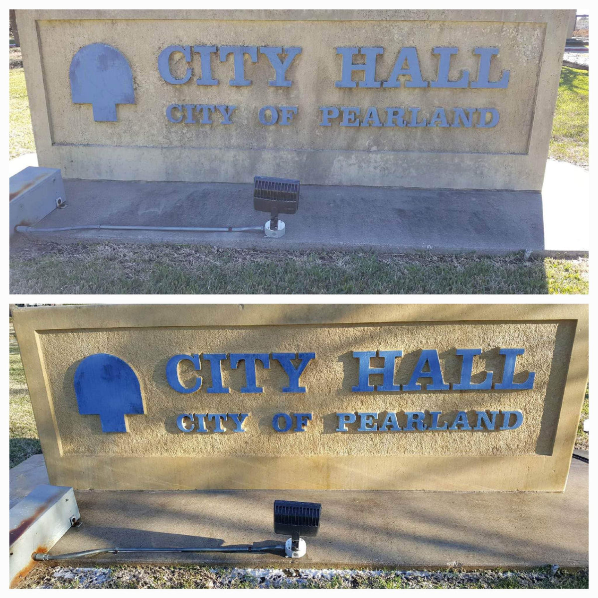 Sign and Monument Cleaning in Pearland, TX
